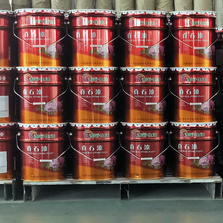 Natural Colored Sand Real Stone Paint