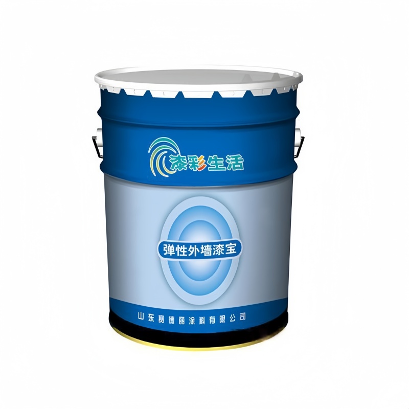 Elastic exterior wall paint treasure